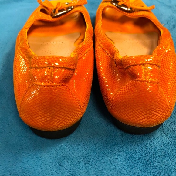 ANYI LU HARMONY Leather Peep-toe Ballet - Picture 2 of 14